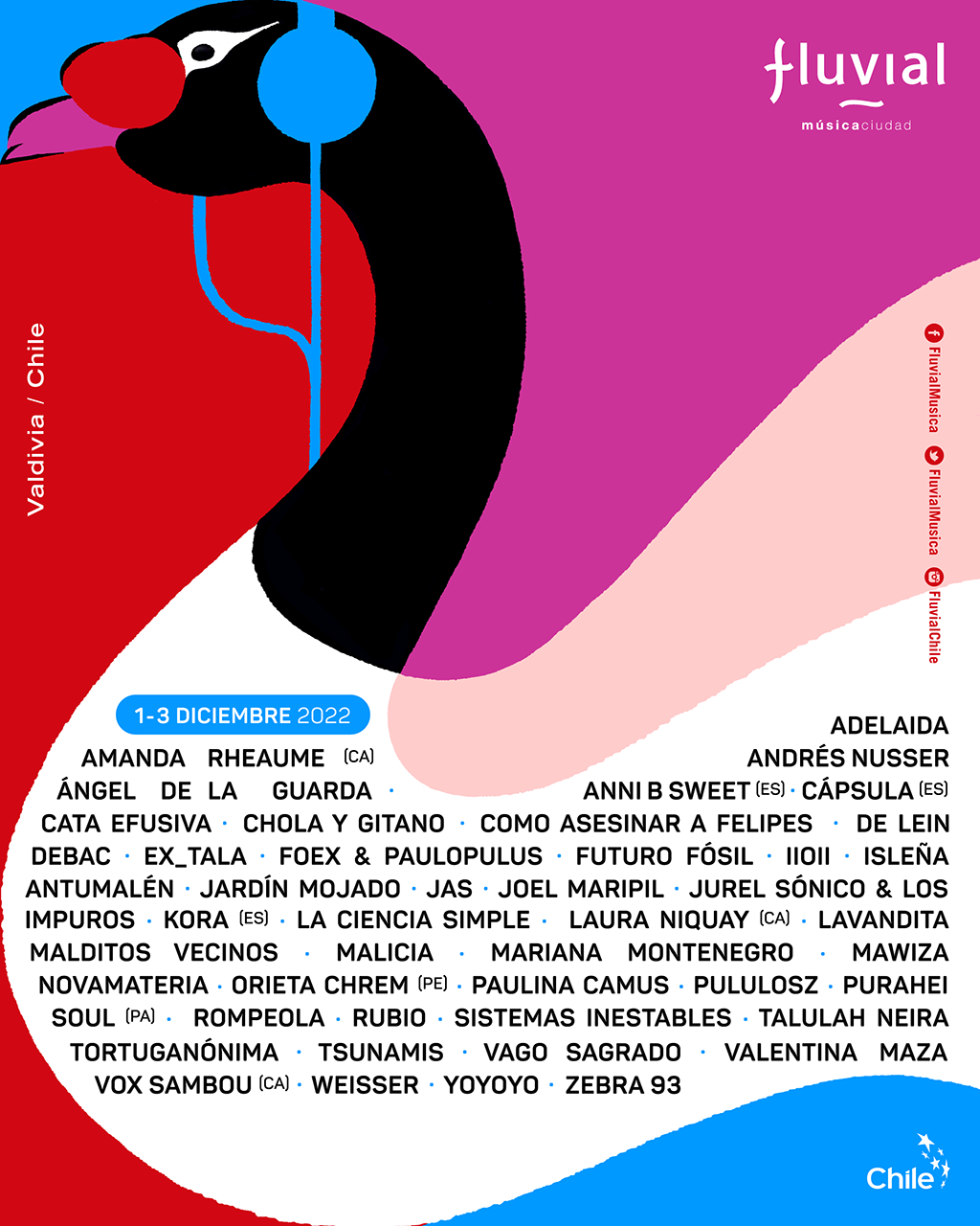 Fluvial anuncia nuevo artistas y delegados para su edición 2022